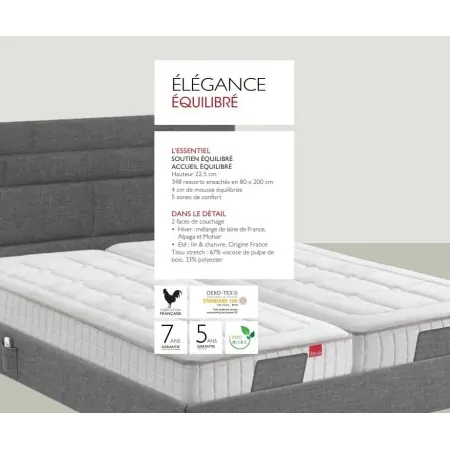 Matelas Relaxation Epeda Élégance Équilibré