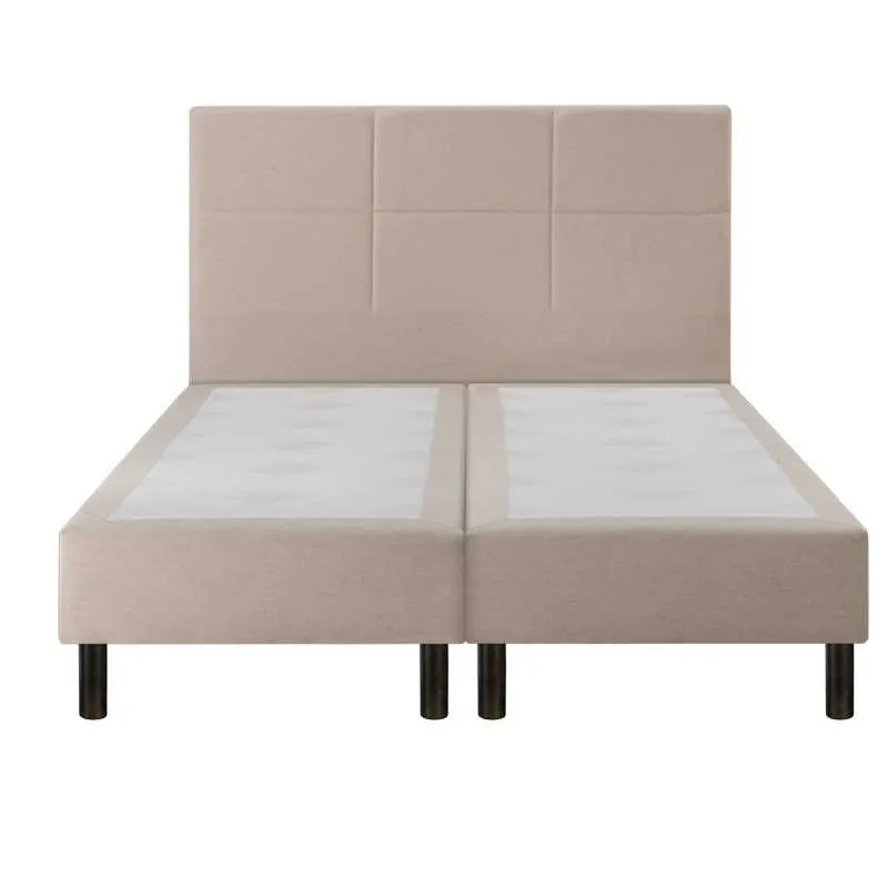 Sommier Epeda Enchanteur Boxspring 3 en 1 Chenillé Lin