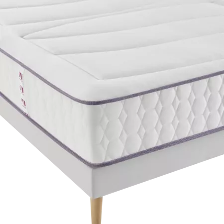 Ensemble Merinos Beauty Bed - 560 Ressorts ensachés + Sommier Confort Ferme