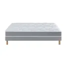 Ensemble Matelas Botaniste 100% Latex + Sommier Base Ferme