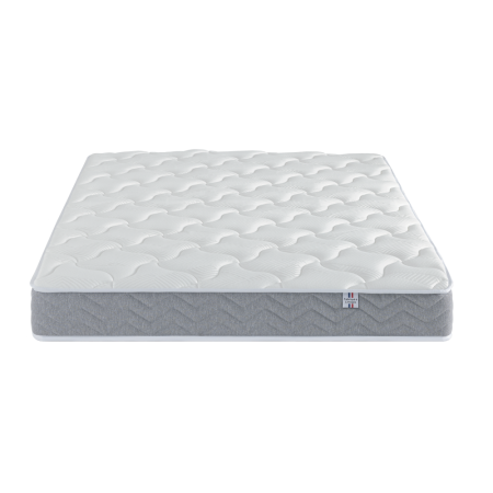 Ensemble Matelas Douces Nuits Remory 667 ressorts ensachés + 2 cm Viscoélastique + Sommier Base Ferme