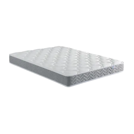 Ensemble Matelas Douces Nuits Remory 667 ressorts ensachés + 2 cm Viscoélastique + Sommier Base Morpho