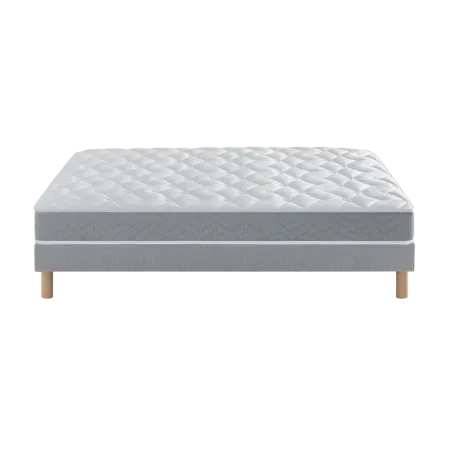 Ensemble Matelas Douces Nuits Cicareve - 667 ressorts ensachés + Sommier Base Morpho