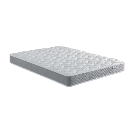 Ensemble Matelas Douces Nuits Cicareve - 667 ressorts ensachés + Sommier Base Ferme