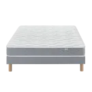 Ensemble Matelas Douces Nuits Aline 598 Ressorts ensachés + Sommier Base Morpho