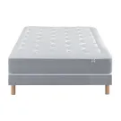 Ensemble Matelas Douces Nuits Mary Mousse HR 55kg/m3 + Sommier Base Ferme