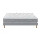 Ensemble Matelas Douces Nuits Mary Mousse HR 55kg/m3 + Sommier Base Ferme