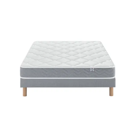 Ensemble Matelas Douces Nuits Morpheo Mousse HR 42g/m3 + Sommier Base Ferme