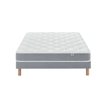 Ensemble Matelas Douces Nuits Morpheo Mousse HR 42g/m3 + Sommier Base Ferme