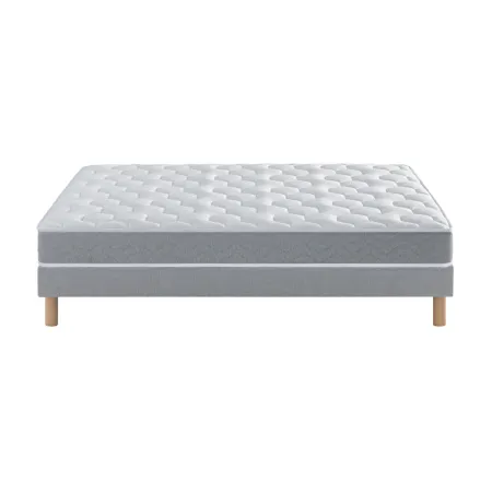 Ensemble Matelas Douces Nuits Hydros Mousse HR 35 kg/m3 + Sommier Base Ferme