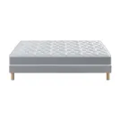 Ensemble Matelas Douces Nuits Hydros Mousse HR 35 kg/m3 + Sommier Base Ferme