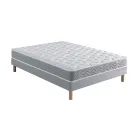 Ensemble Matelas Douces Nuits Hydros Mousse HR 35 kg/m3 + Sommier Base Ferme