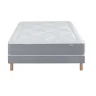 Ensemble Matelas Douces Nuits Riviera 744 ressorts ensachés + 4 cm Viscoélastique + Sommier Base Morpho