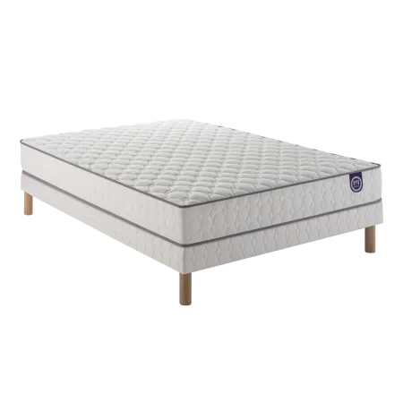 Ensemble Merinos Well Bed - 520 Ressorts ensachés + Sommier Confort Ferme